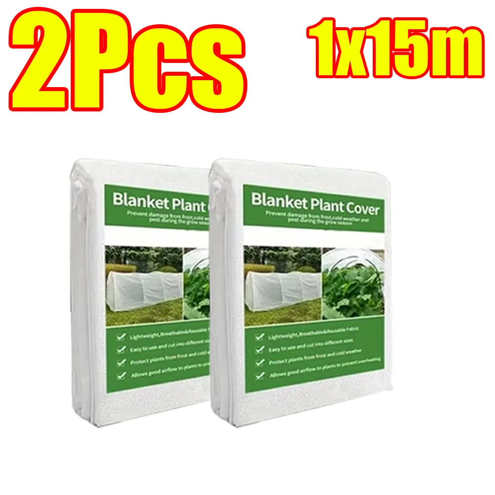 1-4Pcs Vegetable Insect Netting Covers 0.9oz Fabric Plant Covers for Winter Frost and Sun Protection Against Insects Garden Tool