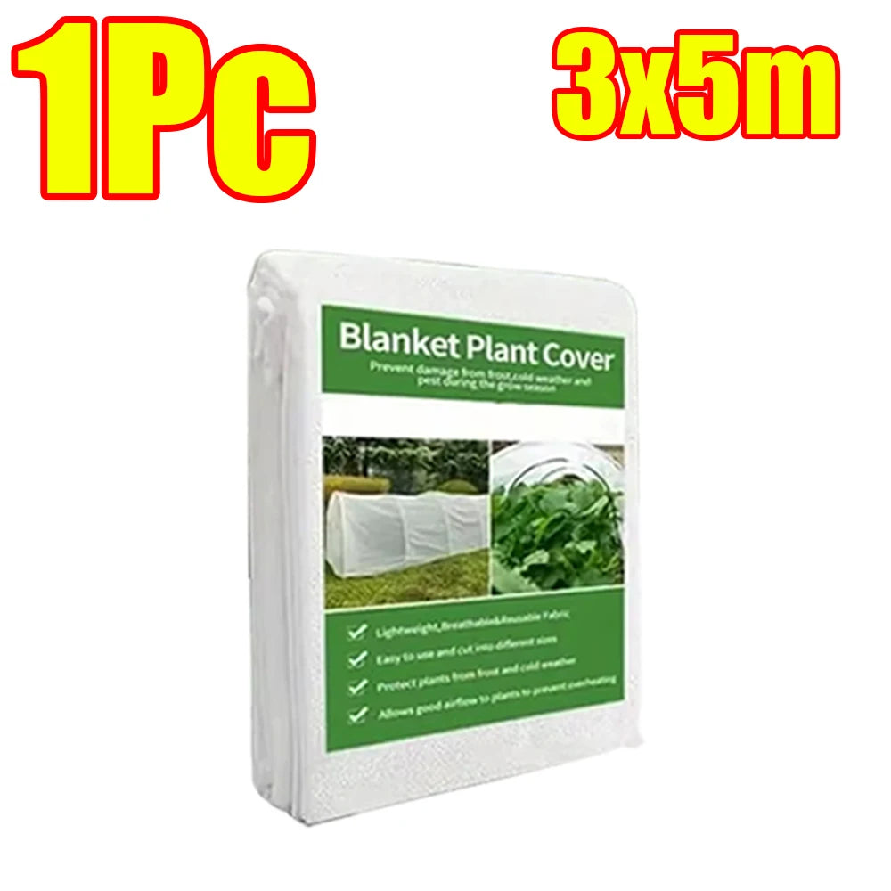 1-4Pcs Vegetable Insect Netting Covers 0.9oz Fabric Plant Covers for Winter Frost and Sun Protection Against Insects Garden Tool