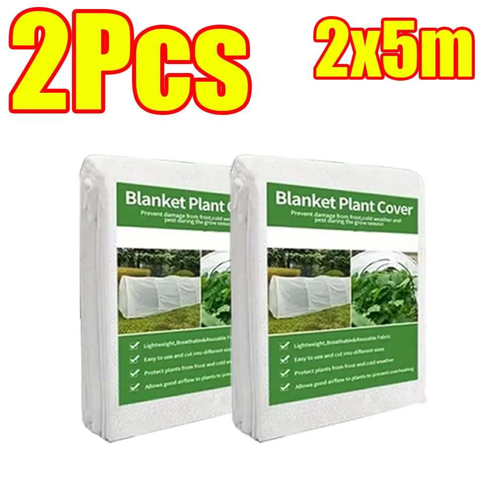 1-4Pcs Vegetable Insect Netting Covers 0.9oz Fabric Plant Covers for Winter Frost and Sun Protection Against Insects Garden Tool