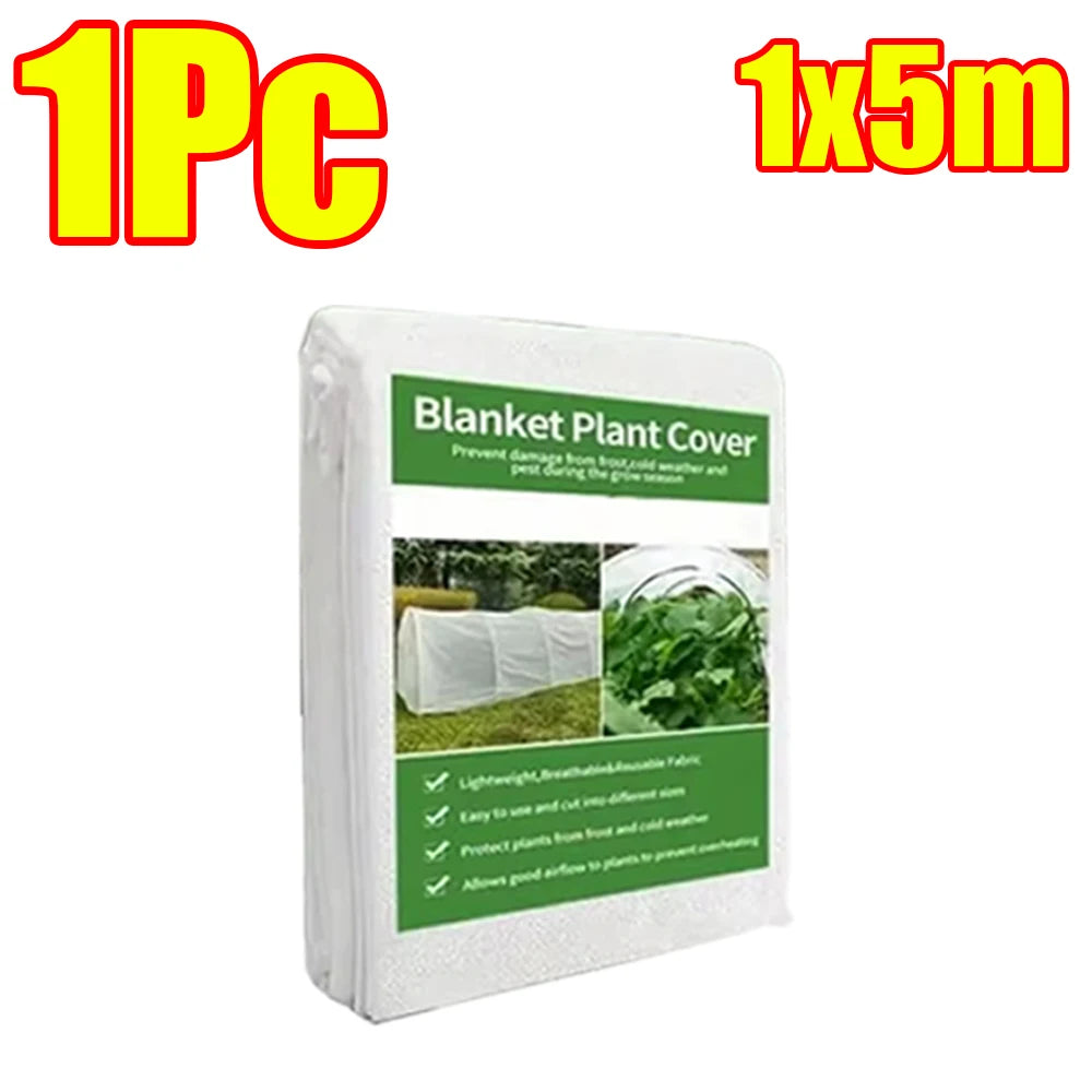 1-4Pcs Vegetable Insect Netting Covers 0.9oz Fabric Plant Covers for Winter Frost and Sun Protection Against Insects Garden Tool