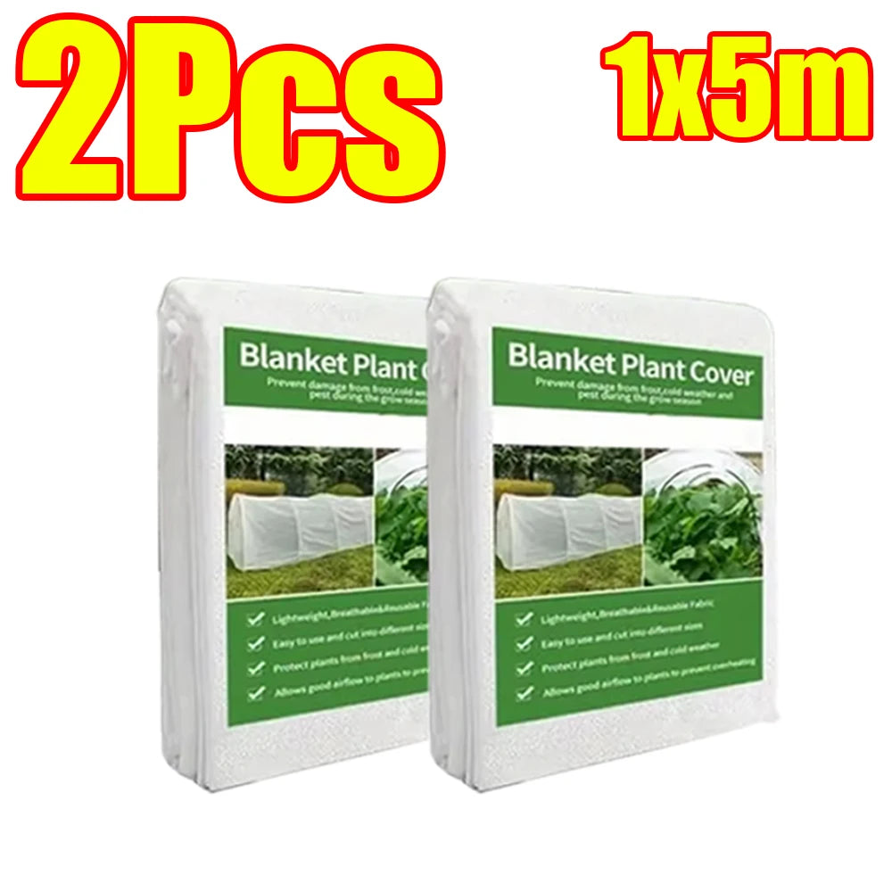 1-4Pcs Vegetable Insect Netting Covers 0.9oz Fabric Plant Covers for Winter Frost and Sun Protection Against Insects Garden Tool